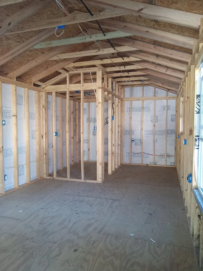 Inside Cabin Shed